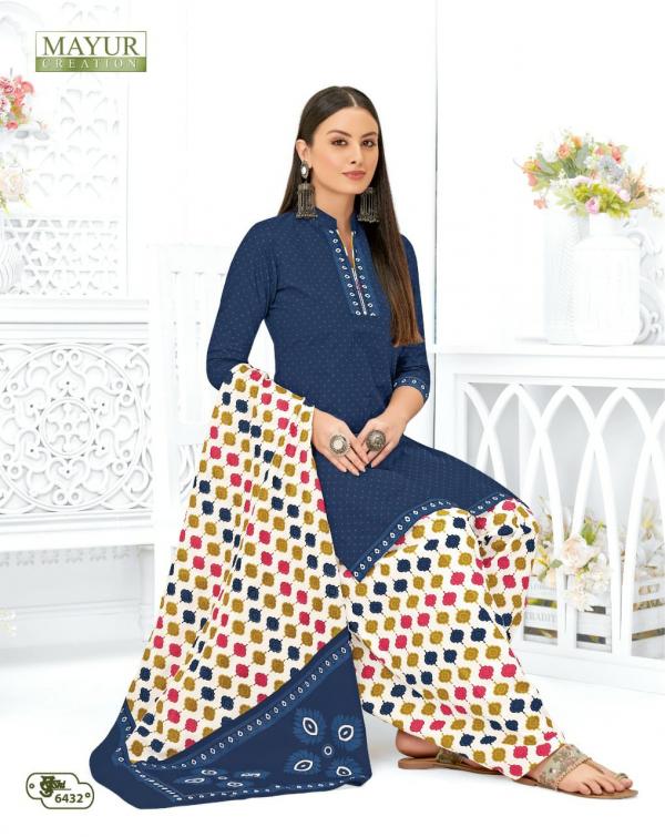 Mayur Khushi Vol-64 Cotton Designer Exclusive Patiyala Dress Material